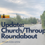 Resumption of Roadworks at Church/Throup Roundabout Following Telus Works